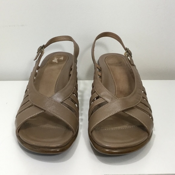 Dansko Leather Dress Sandals EUR 40 US 9 Brown EUC - Picture 5 of 6